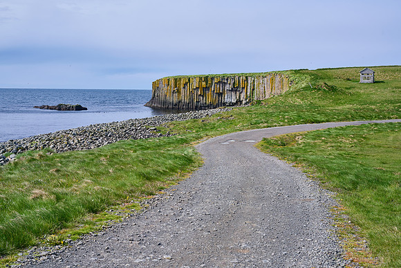 Basalt Columns on Grimsey, near the Lighthouse, June 2025