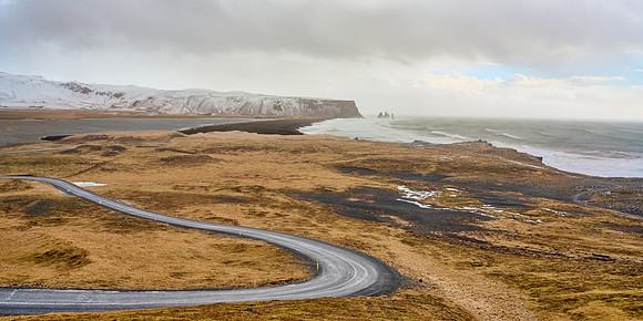 Reynisfjara Beach & Sea Stacks from Dyrholaey