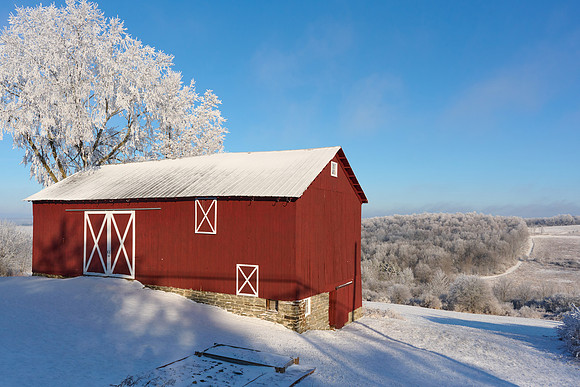 Neighbor's Barn, 2023-01-16