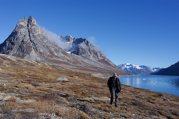 The base is surrounded by beautiful mountains