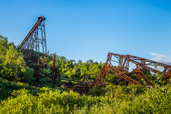 Kinzua Bridge Wreckage, Allegheny National Forest