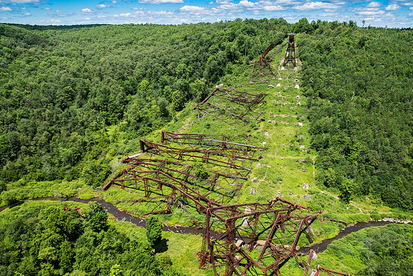 Kinzua Bridge Wreckage, Allegheny National Forest