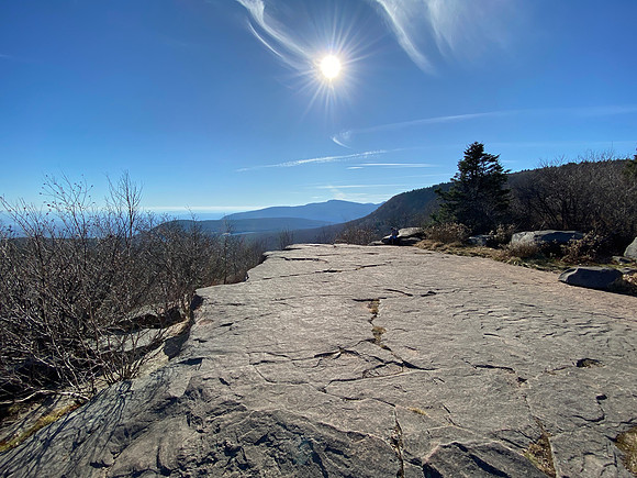North Point on the way down, 2020-11-10