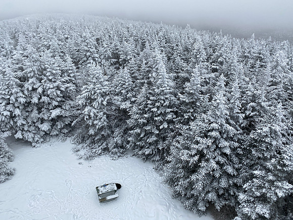 View from Fire Tower on Balsam Lake Mt, 2020-12-20