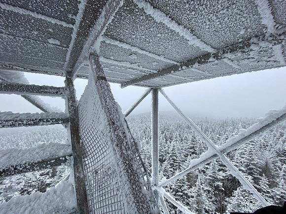 View from Fire Tower on Balsam Lake Mt, 2020-12-20