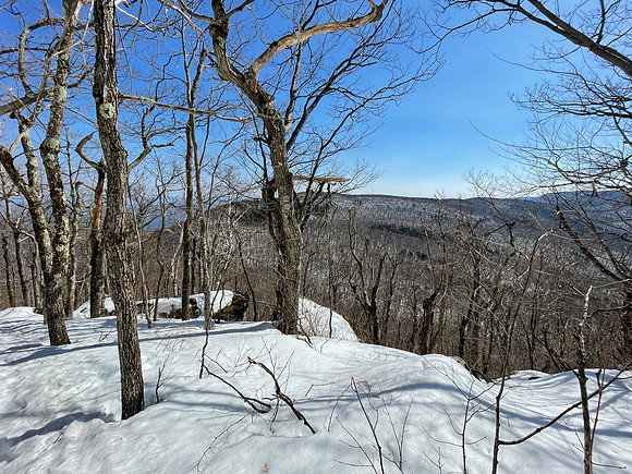 Descending Burnt Knob, 2021-03-10
