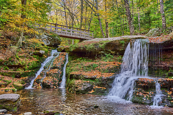 Falls on West Kill, 2020-10-08 (Z7)