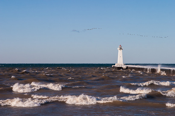 Light at Sodus Pt, NY