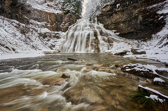 Delphi Falls, 1/16/2021