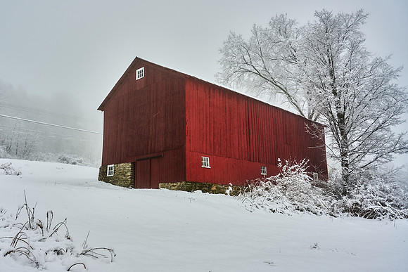 Neighbor's Barn, Winter 2021