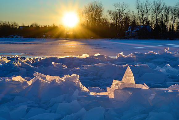 Ice Shards, Chaumont Bay, 2022-01-16