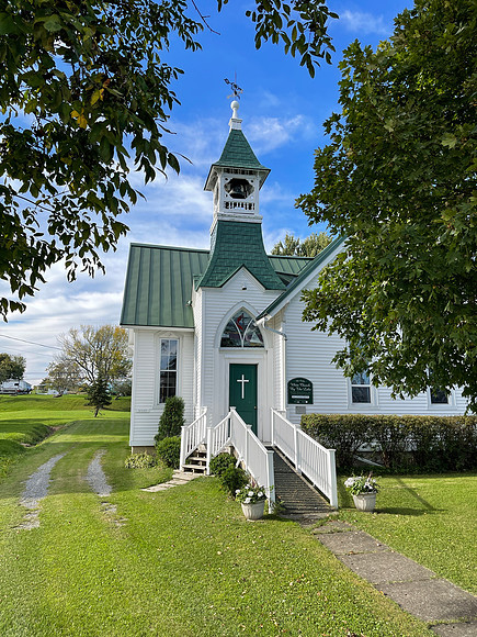 The Little White Church by the Lake - October