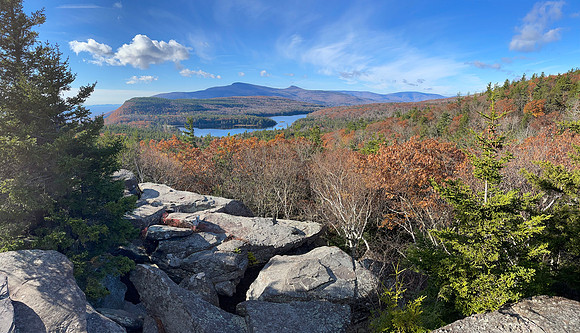 North-South Lake, from Sunset Rock, 2021-11-04