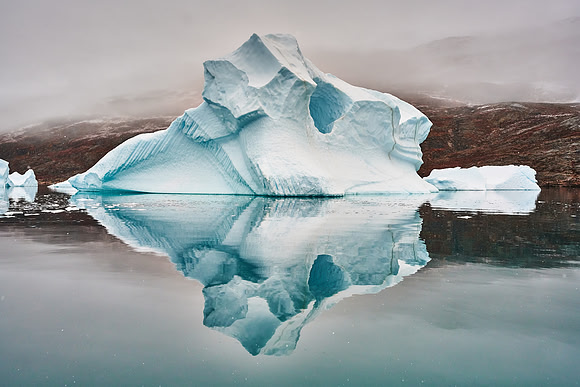 Iceberg Graveyard, Rødefjord, Scoresby Sound, 2019-09-08