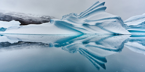 Pterodactyl Berg, Iceberg Graveyard, Rødefjord, Scoresby Sound, 2019-09-08
