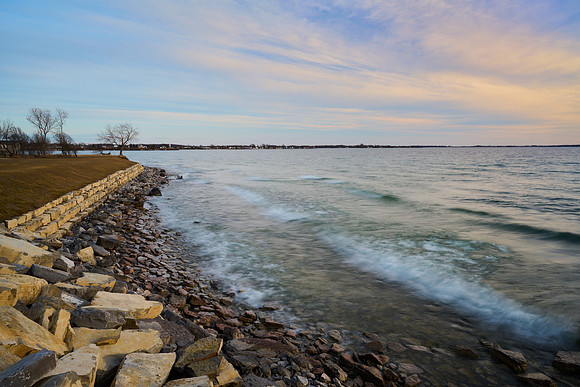 New Seawall at Tibbet's Pt, Cape Vincent, 2024-02-25