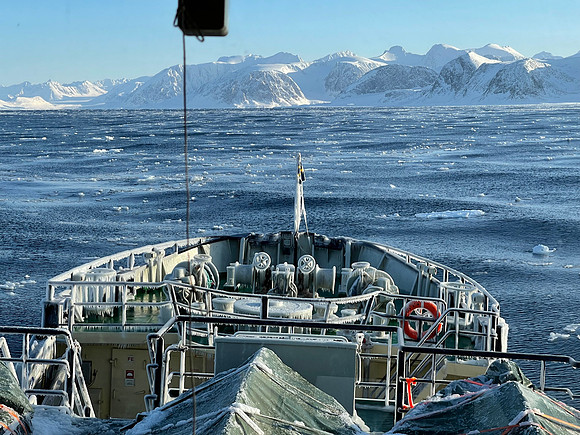 From the Bridge of MS Freya