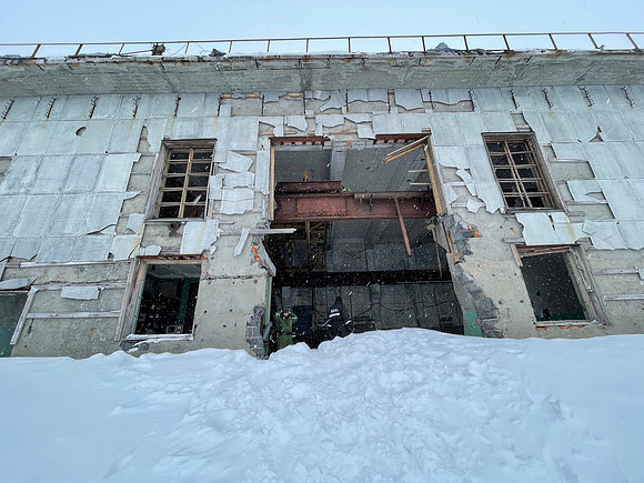 The abandoned generator station outside town