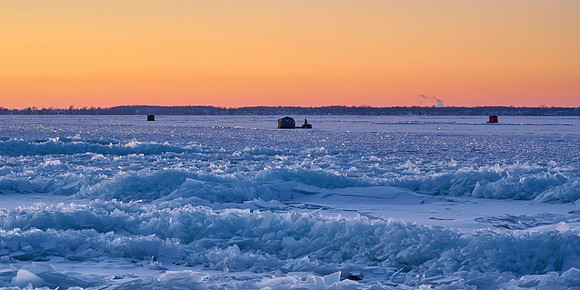 Ice Fishing, Chaumont Bay, 2022-01-15