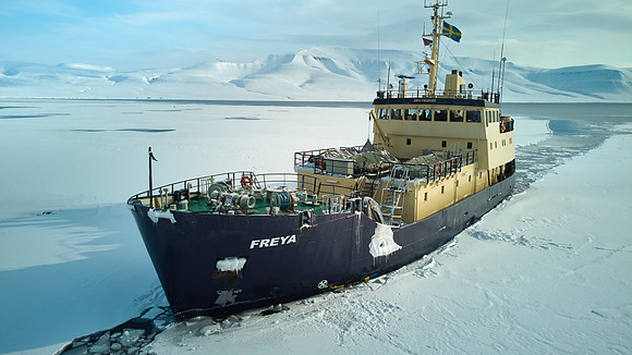 MS Freya, Isfjorden (Courtesy Yves Adams)
