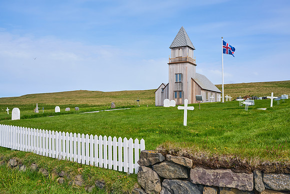 Church on Grimsey, June 2025