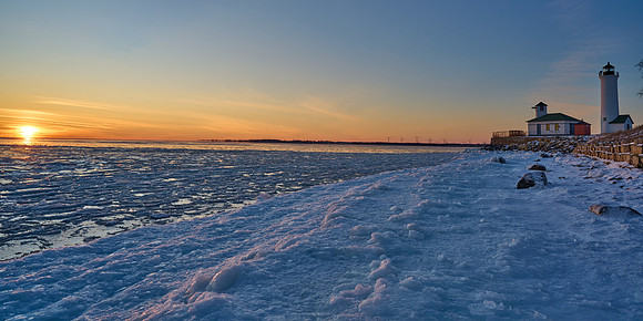 Sunset at Tibbet's Pt, 2/1/2025