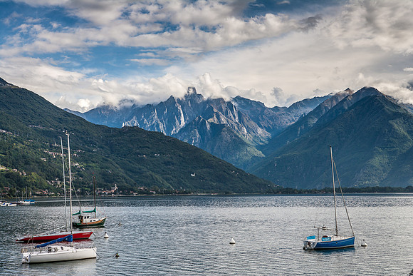 Lago di Mezzola, Italy