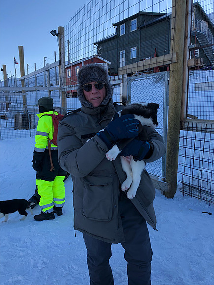 Visiting the Pups Afterwards