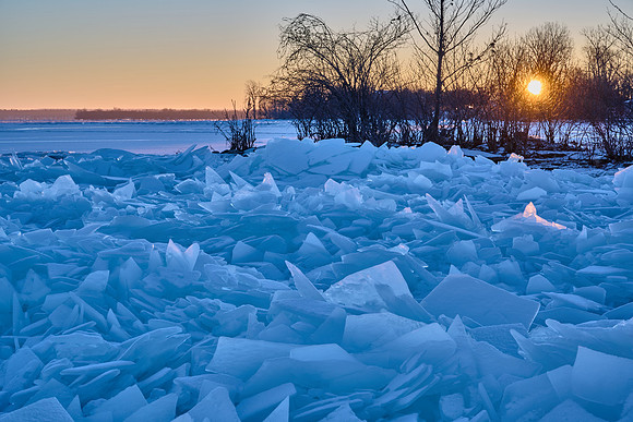 Ice Shards, Chaumont Bay, 2022-01-16